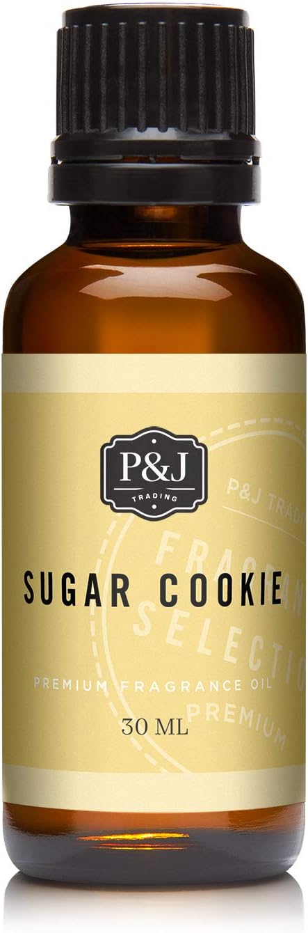 P&J Trading - Sugar Cookie Scented Oil 30ml - Fragrance Oil for Candle Making, Soap Making, Diffuser Oil