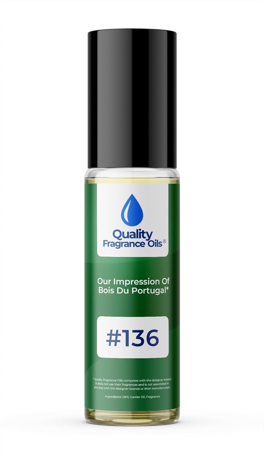 Quality Fragrance Oils' Bois du Portugal Impression #136 | Long-Lasting Perfume Oil, Alcohol-Free, Strong Scent, 10ml Roll-On | Affordable Alternative to Designer Fragrances