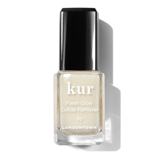 LONDONTOWN Fresh Glow Cuticle Remover - Instant Cuticle Remover Liquid - No Tool or Cutting Moisturizing Softening Nail Care for Dry, Damaged Cuticles, .40fl oz
