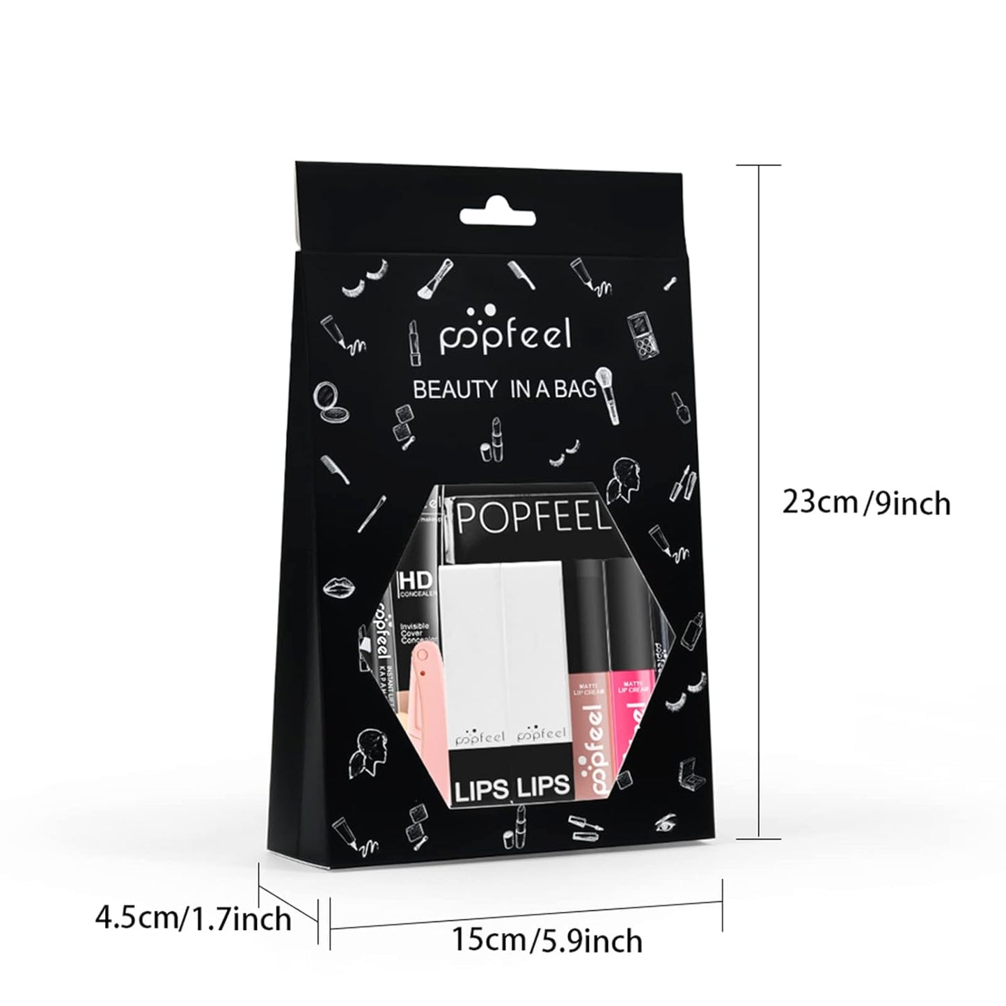 All-in-one Holiday Make up Gift Set | Makeup Kit for Women Full Kit Essential Starter Bundle Include Eyeshadow Palette Lipstick Blush Foundation Concealer Face Powder Mascara Lipgloss Brush