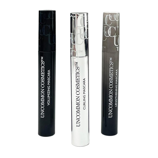Best Of Lashes Mascara Collection Set - Smudge Proof Mascara with Volume and Length - Clump-Free, Stunning Lashes - 3 pc Gift Set