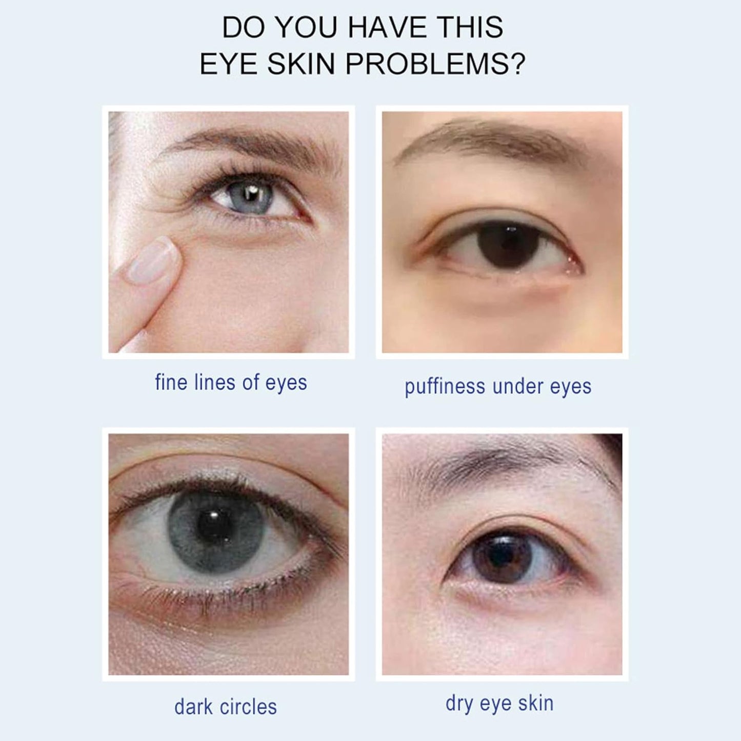 Under Eye Collagen Patches Eye Masks for Puffy Eyes & Dark Circles - Hyaluronic Acid Skincare Treatment Masks, Reduce Under Eye Bags and Smooth Wrinkles,Eye Skin Care Pads, 60 Pcs