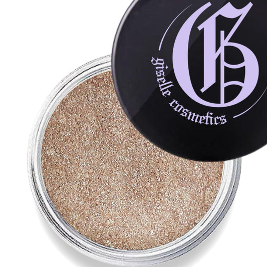 Coco Mineral Loose Eye Shadow - Organic, Shimmer, Glitter & Metallic Eye Shadow Palette Makeup - Talc-Free, Iridescent, Brown, Gold, Copper & White Eye Makeup