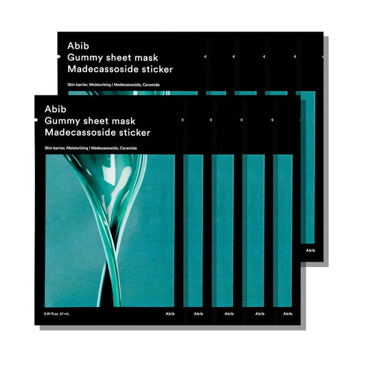 Abib Gummy Sheet Mask 10 Sheets Madecassoside (Strengthening)