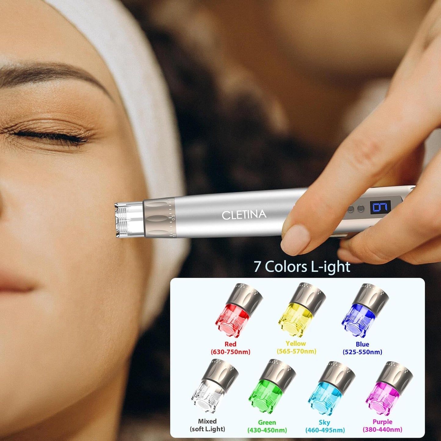 Micronee.dling Pen H3 Micronee.dle Pen - Adjustable Serum Applicator - Micronee.dle for Face Home Use - 2PCS H12 + 2PCS Nano-HR + 2PCS Nano-H