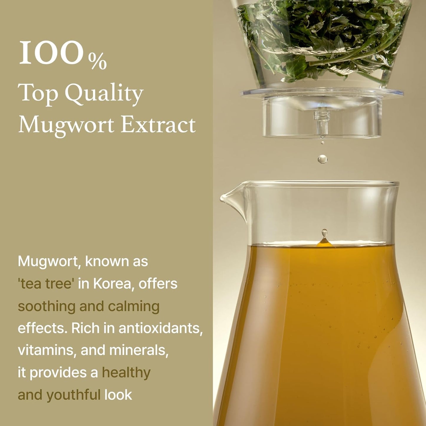 [I'm From] Mugwort Essence 5.4 Fl Oz | 100% Vegan Mugwort Extract - Soothe Sensitive and Irritated Skin, Redness Relief, Refreshing, Korean Hydrating toner | All Skin Types, PETA approved