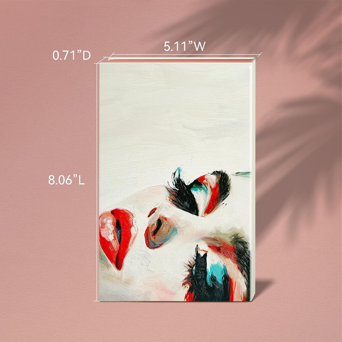 Magnetic Eyeshadow Palette, Empty Makeup Palette Organizer with Mirror Inside, Oil-Painting Decorated Art Paper Palette (Your Art)