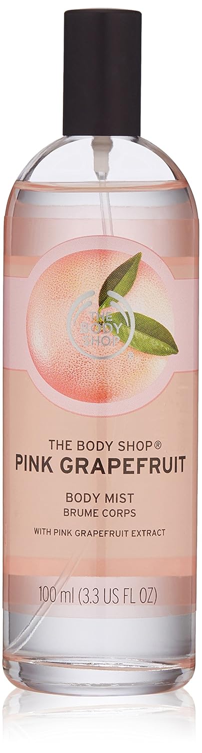 The Body Shop Pink Grapefruit Body Mist, Paraben-Free Body Spray, 3.3 Fl. Oz.