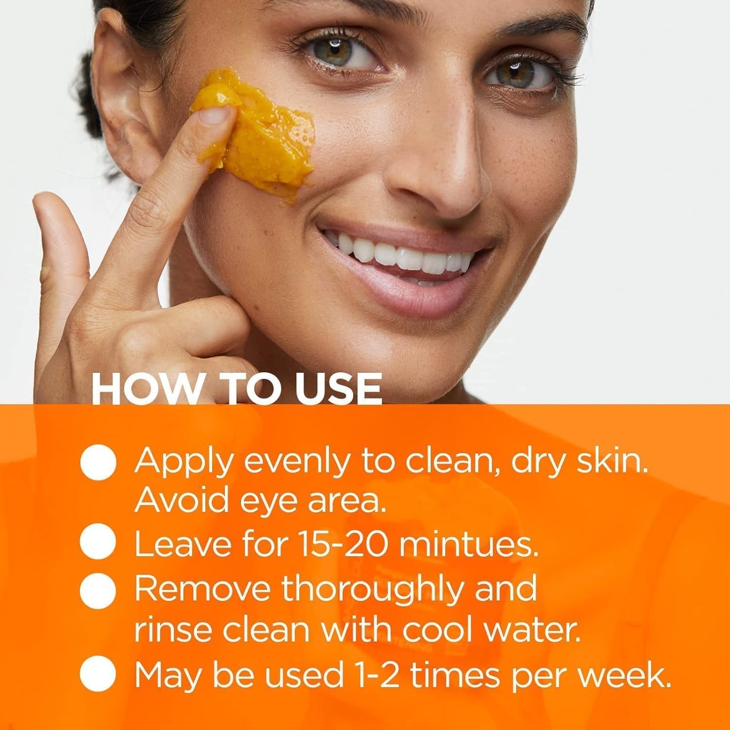 Andalou Naturals Pumpkin Honey Glycolic Mask, Brightening & Exfoliating Face Mask with Glycolic Acid & Vitamin C, Gently Removes Dirt and Brightens Skin, 1.7 fl oz