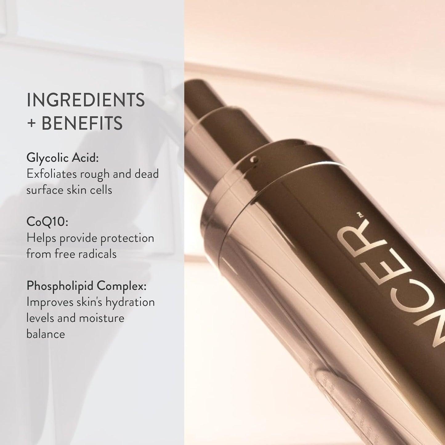 Lancer Skincare Retexturizing Treatment, Daily Moisturizing Cream with 10% Glycolic Acid, 1.7 Fl Oz