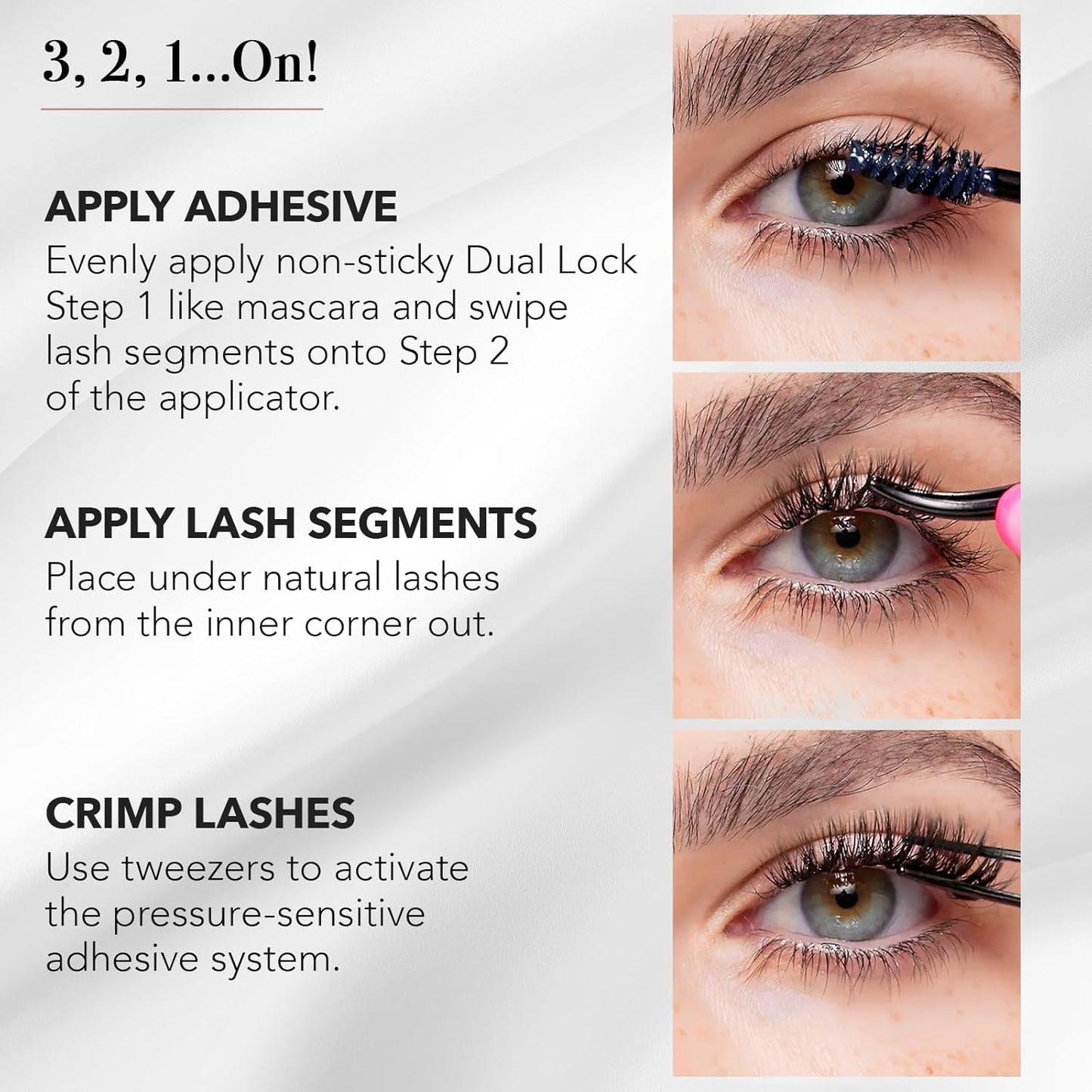 Pro Lash SoftWear Clean Girl Mini Lash Clusters Kit - Natural-Looking, Lightweight Lashes - 7-Day Cluster Eyelash Extensions - False Eyelashes Plus Adhesive and Tweezers - Cat Eye No. 39