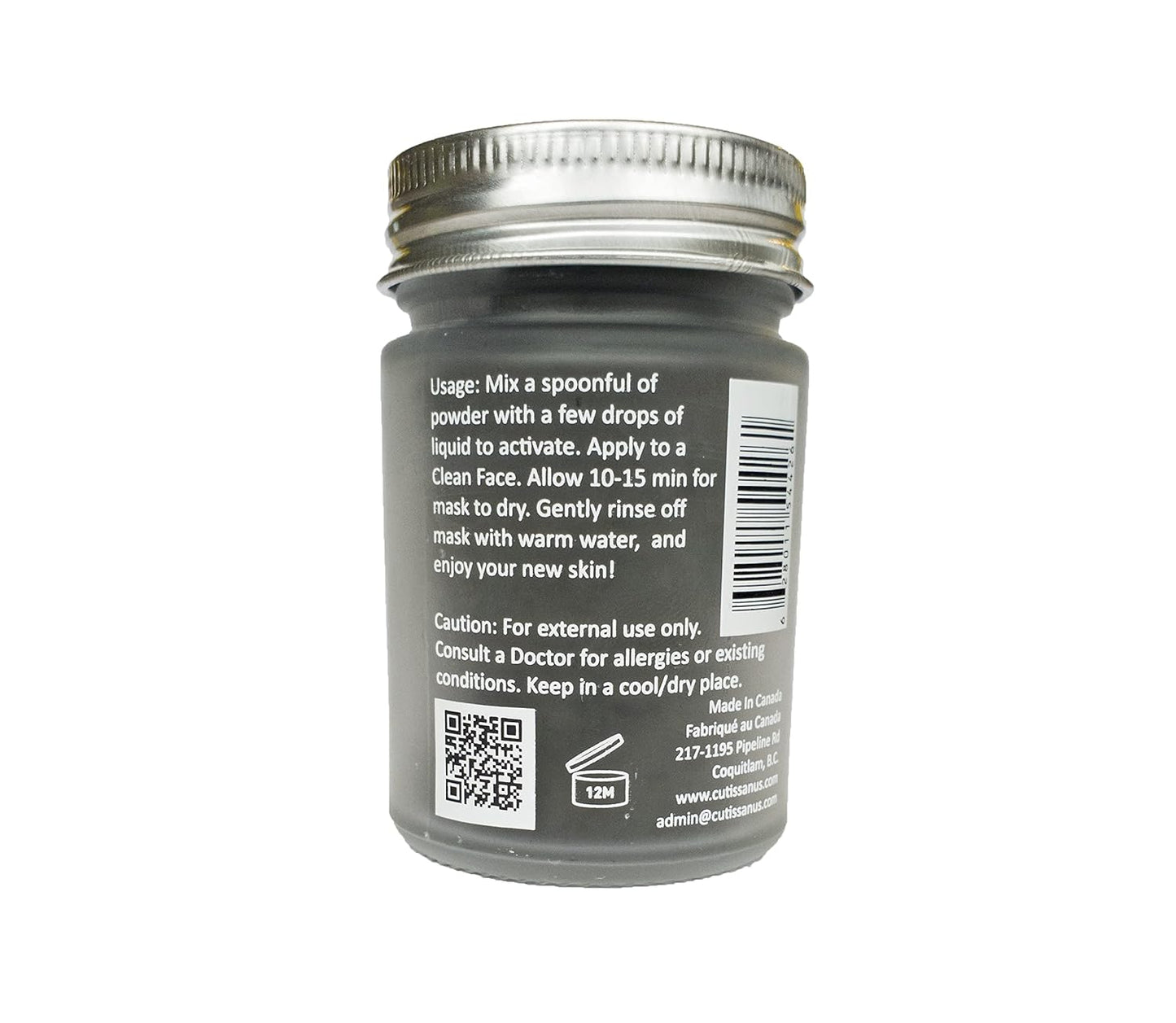 100% Natural Acne Prone Skin Clay Mask 120g All Clay & No Water