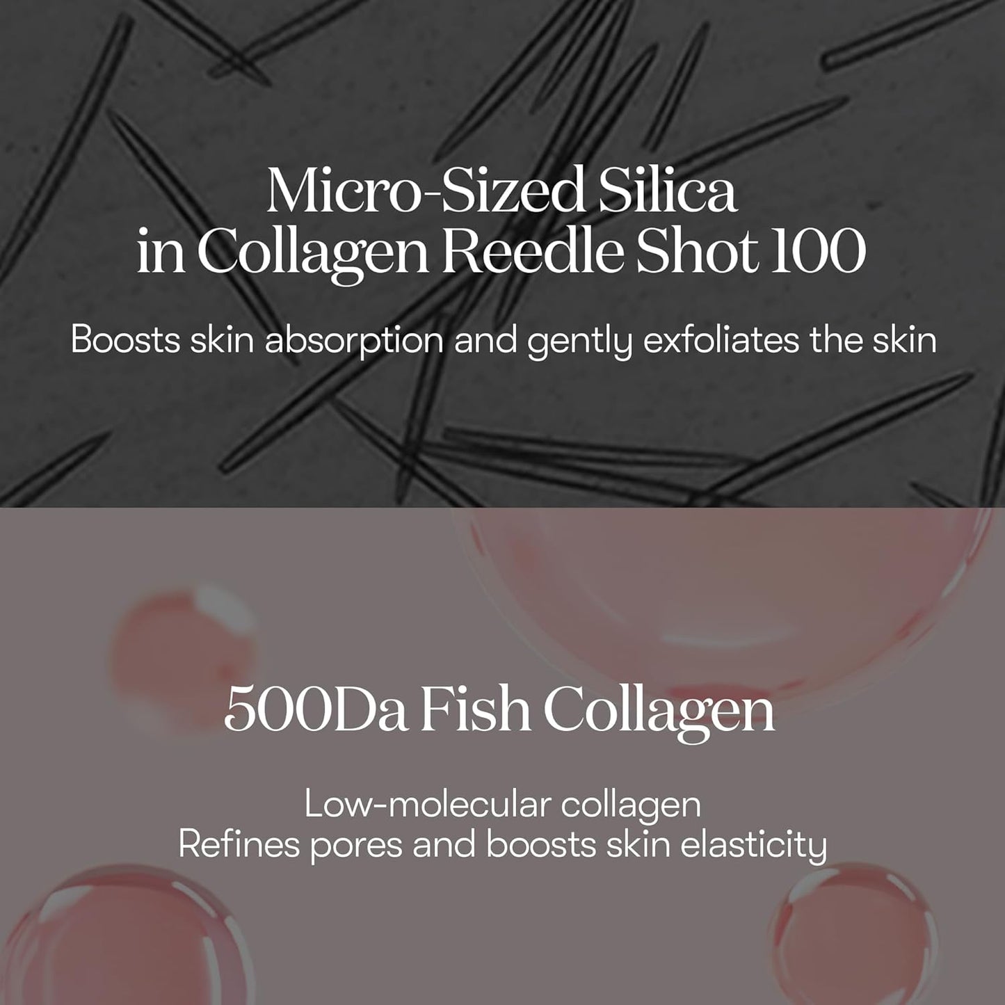 VT COSMETICS Collagen Reedle Shot 100 2-Step Hydrogel Mask(34.5gx4ea), Intensive Firming, Exosome 500Da Collagen, Fine Lines, Overnight Melting Mask, Korean Facial Mask, Pink Collagen