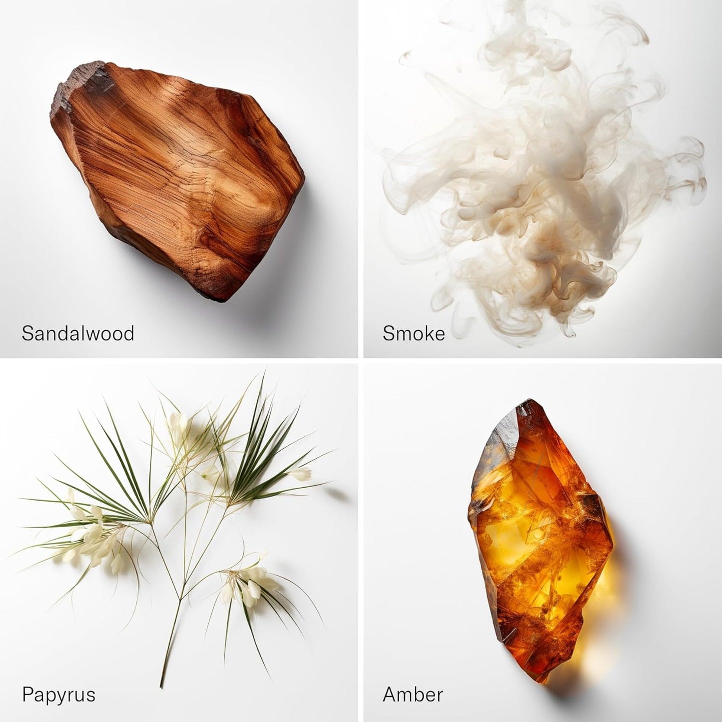 AromaTech Santal & The Hotel Set | Gift Set of Aroma Diffuser Essential Oils Blend of Santal Cardamom, Papyrus, Musk | The Hotel Peach, Red Rose, Pine - 10 Milliliter