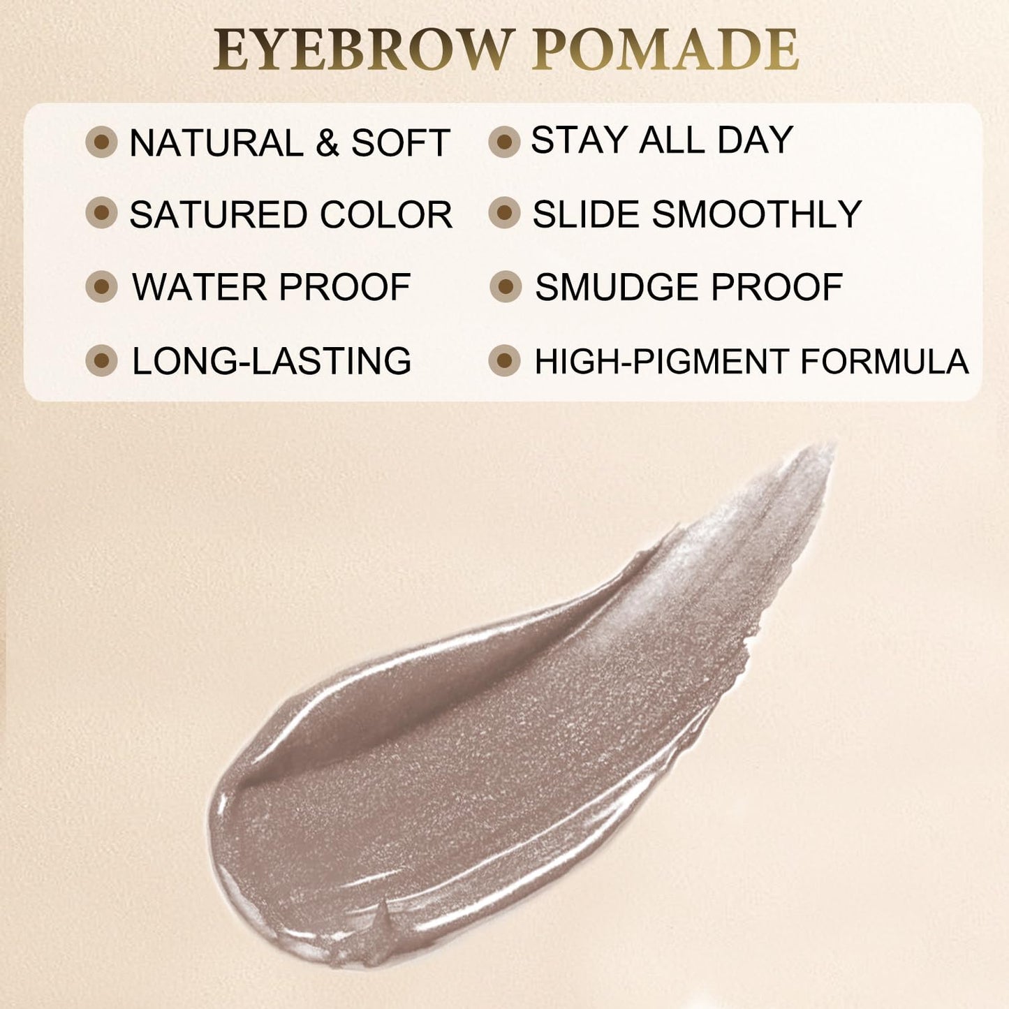 Eyebrow Pencil Makeup Kit, with Waterproof 2-IN-1 Microblading Eyebrow Pen, Eyebrow Pomade, Eyeliner and Dual-ended Eyebrow Brush, Brow Pencil Kit for Natural Eyebrows - Ash Blonde