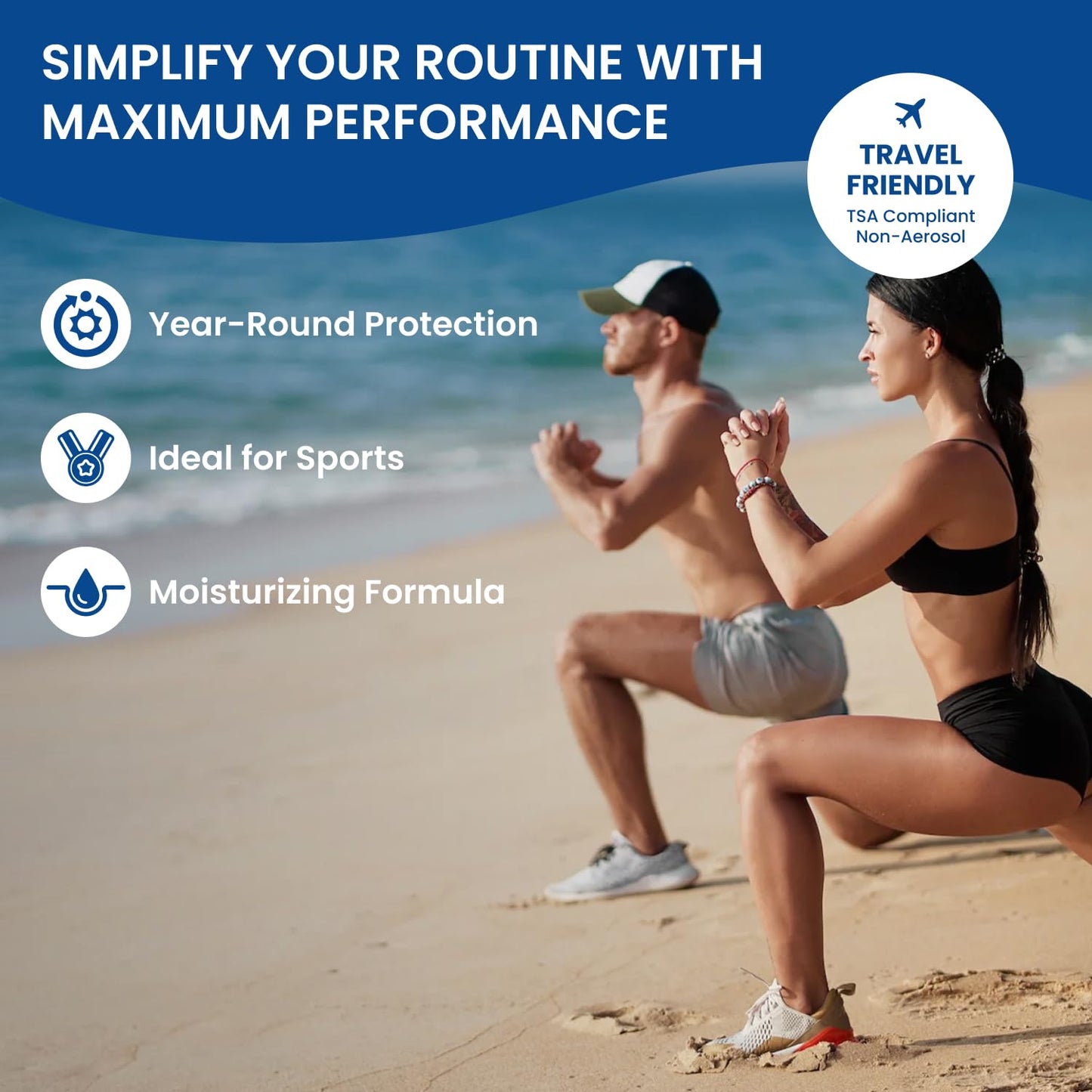 BU SPF 50 Kids Sunscreen Spray for Face and Body, Non Aerosol Spray, Fragrance Free, Clear, Non Greasy, Water Resistant, Fragrance Free 1 oz (3 Pack)