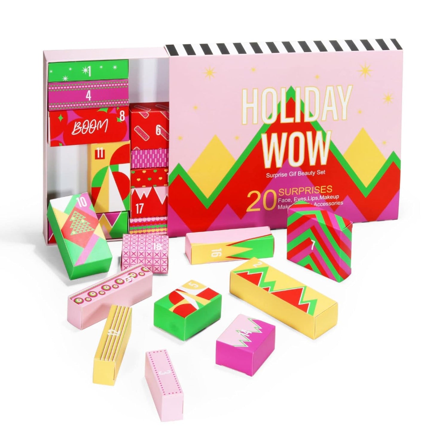All-in-One Makeup Gift Set Carry All Makeup Kit Women Full Kit With Makeup Bag Lipgloss Lipstick Concealer Blush Foundation Face Powder Eyeshadow Palette Cosmetic Palette #9