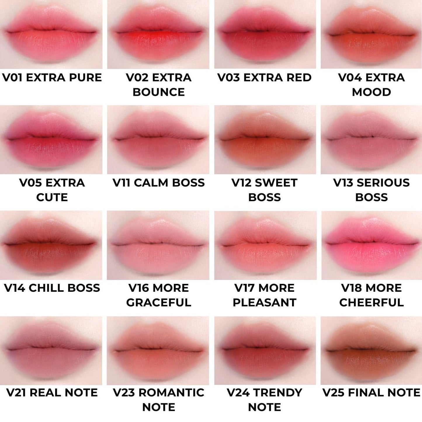 BBIA Last Velvet Tint NEW - Soft Creamy Matte Finish Lip Stain, Blur Effect & Velvety Texture, Long-Lasting, High Pigment, Non-Drying, Vegan, Korean Lip Makeup (V18 MORE CHEERFUL, Pack of 1)