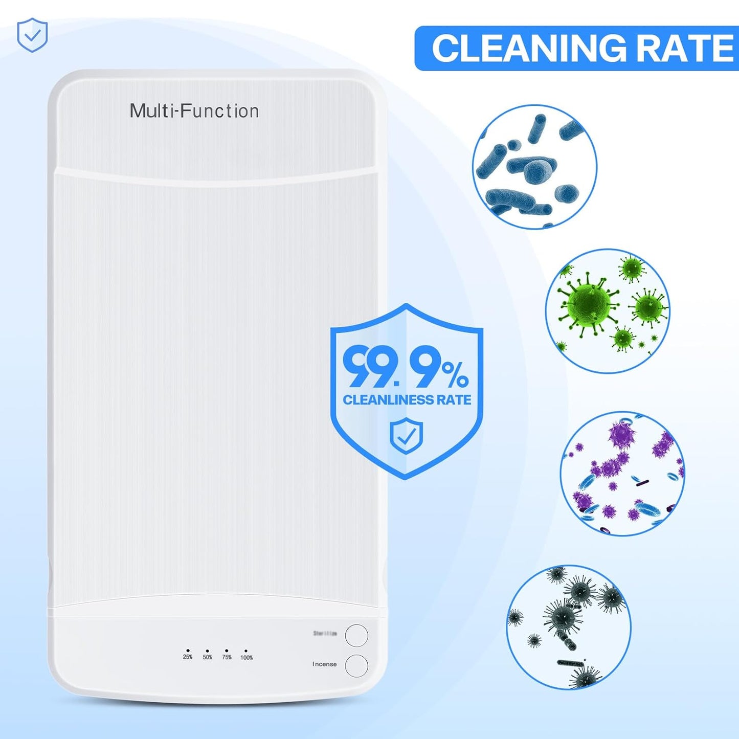 Nail Tool Sterilizer with Blue Light,LXIANGN Portable USB Sterilizating Box for Manicure Salon,Tweezers,Tattoo,Scissors,Jewelry,Phone, Watch,Keys