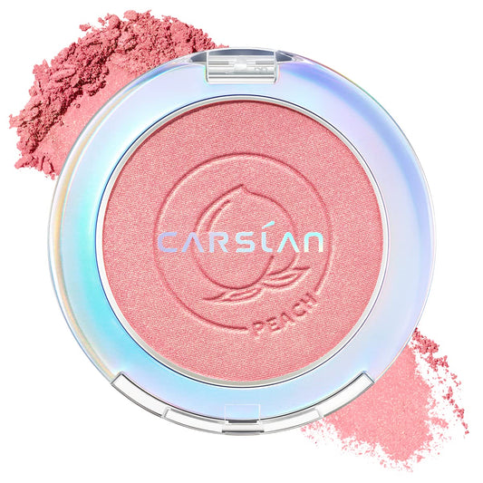 Face Blush, Powder Blush Makeup, Longlasting Highly Pigmented Face makeup, Smooth, Vegan & Cruelty Free, 1 Count, 06 PEACH