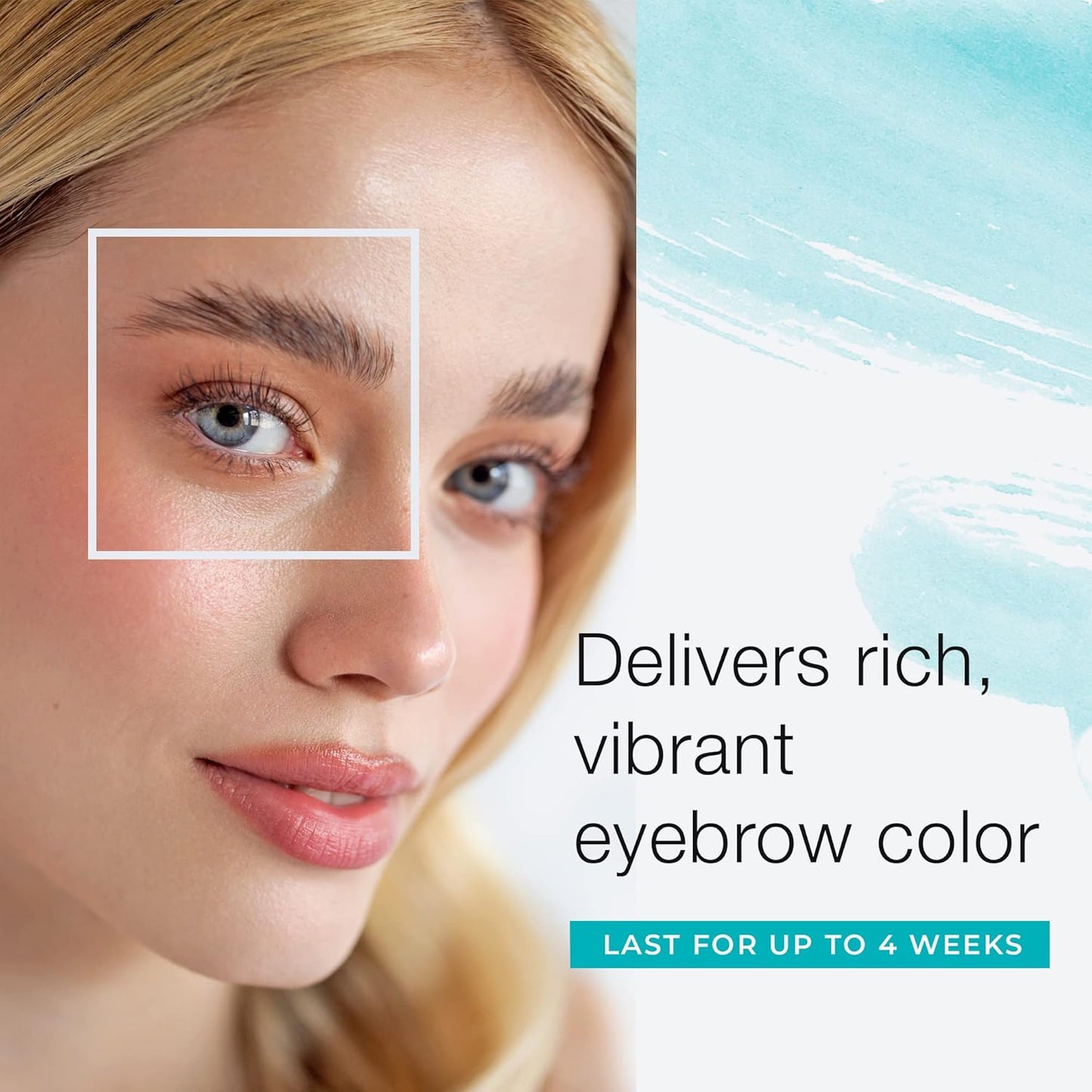 Eyebrow Color For Women, 20 Application Kit, Dark Brown