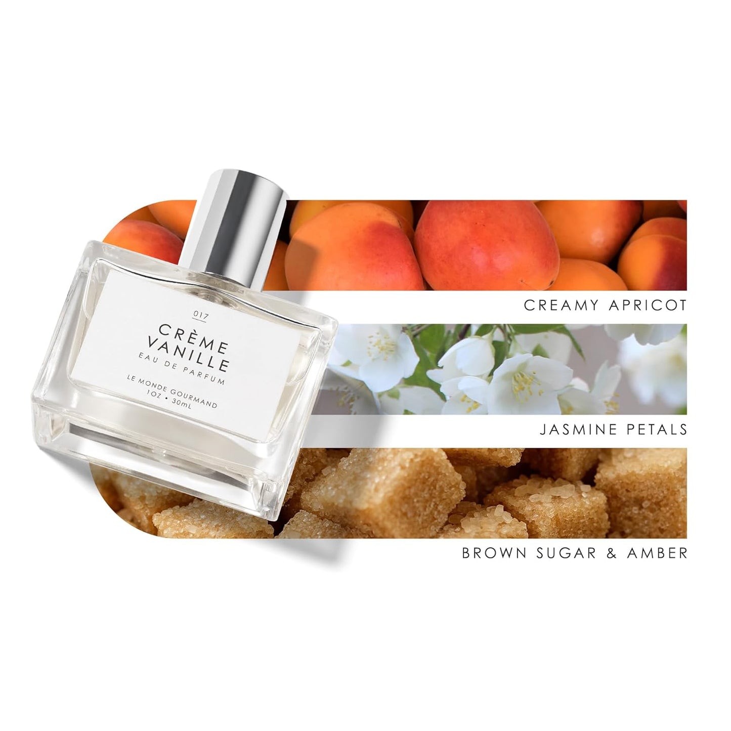 Le Monde Gourmand Crème Vanille Eau de Parfum - 1 fl oz (30 ml) - Warm Vanilla, Jasmine, Amber Perfume Notes
