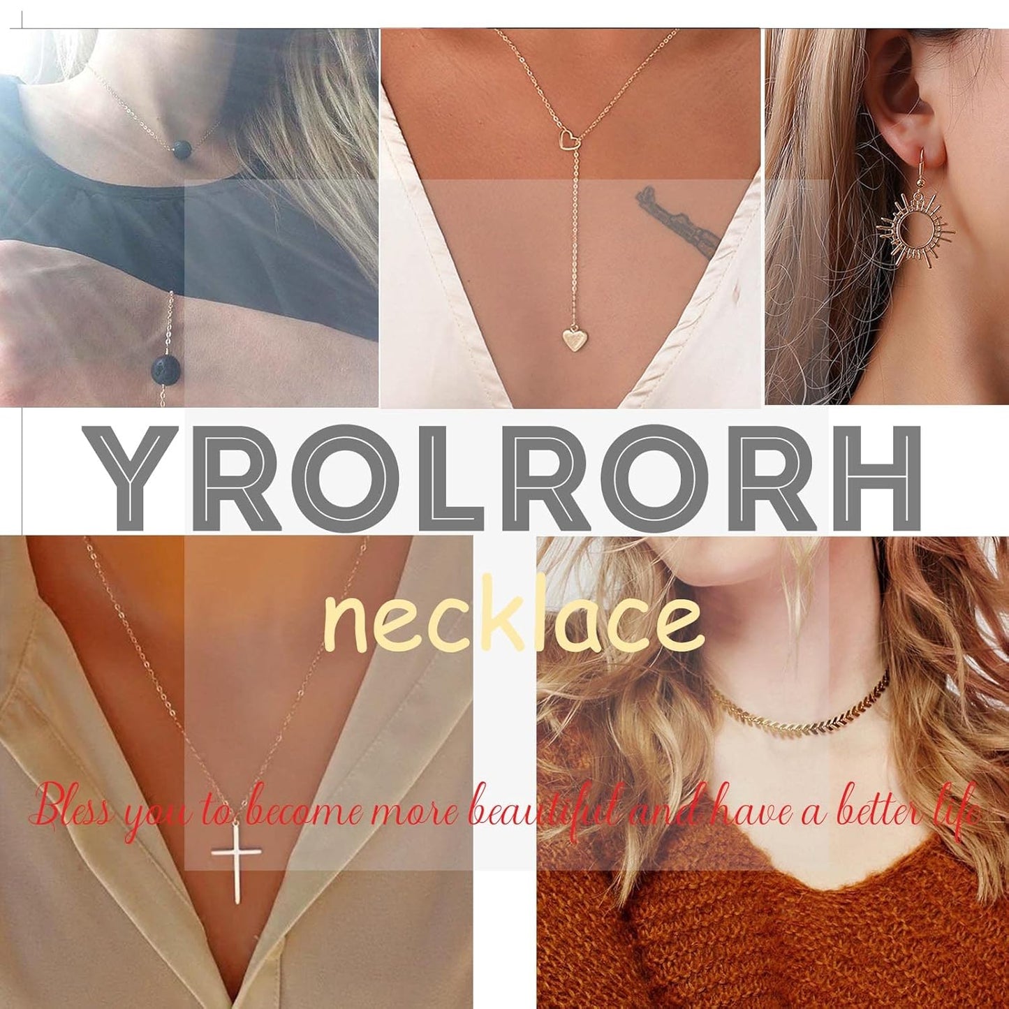 Boho Evil Eye Necklace Exquisite Cross Necklace Blue Rhinestones Choker Gold Chain Drop Evil Eye Pendant Wedding Necklace Charm Fashion Jewelry Gift for Women and Girls