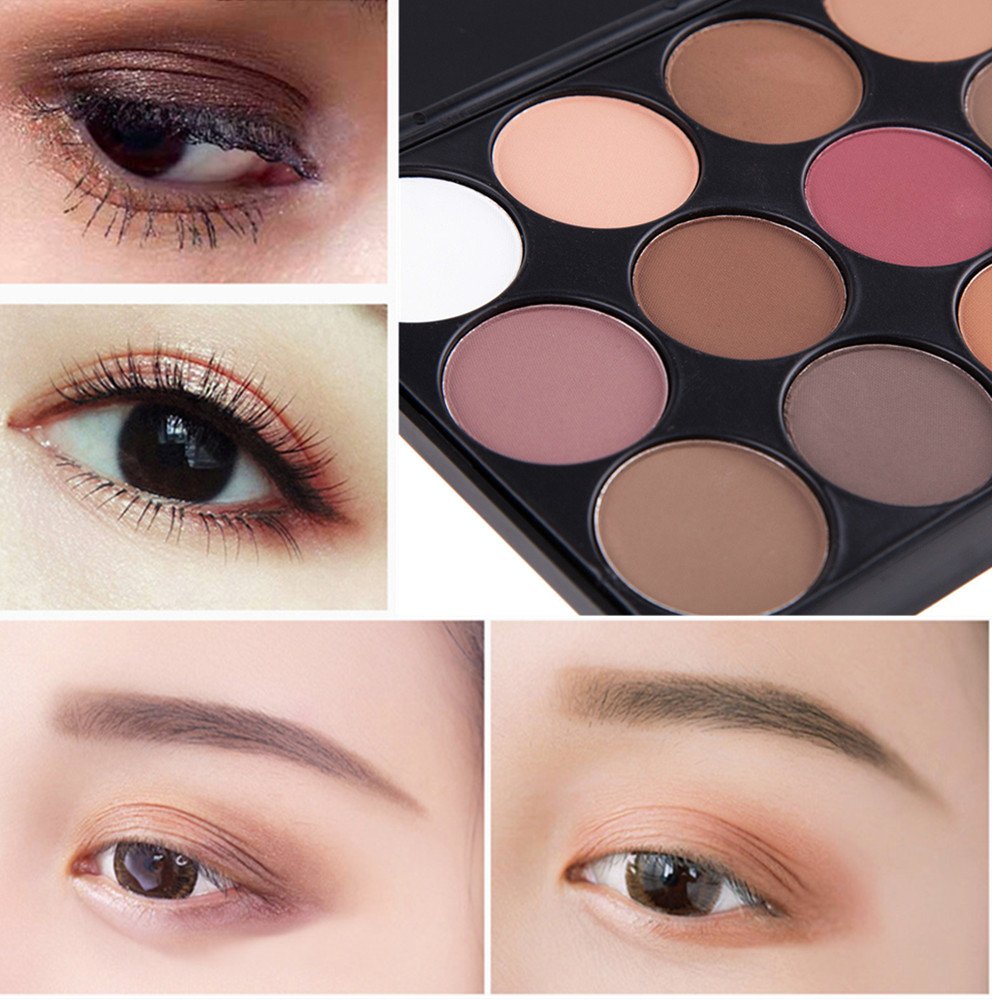 15 Colors Eyeshadow Makeup Palette Cosmetic Contouring Kit - Perfect for Professional and Daily Use