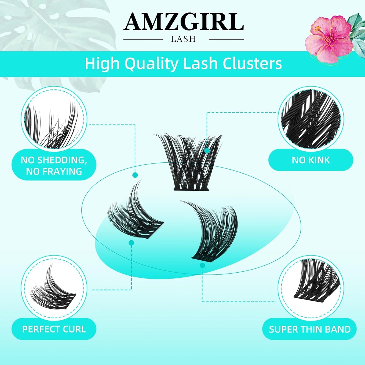 Lash Clusters Wet Look 168Pcs Eyelash Cluster Ultra-Thin Lash Band Eyelashes Extensions Spiky Anime Wide Span Lashes(Tulip,C-16mm)