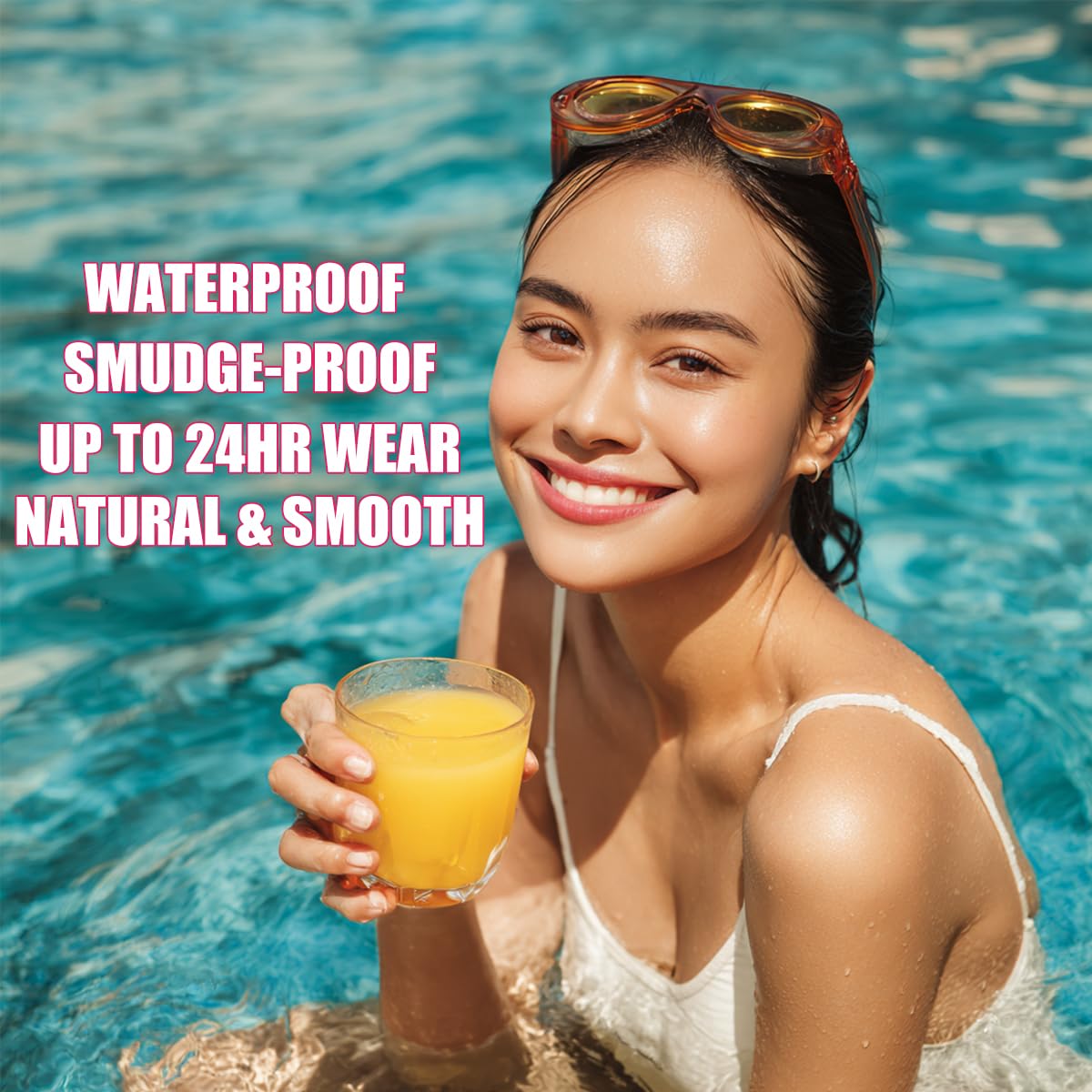 Eyebrow Pencils for Women, 2-in-1 Dual-Ended Microblading Eyebrow Pencil Waterproof with 2 Fork Tip and Spoolie Brush for Hair-Like Natural Brows Eyebrow pen, Non-Dry, Last All-Day (Light Brown)