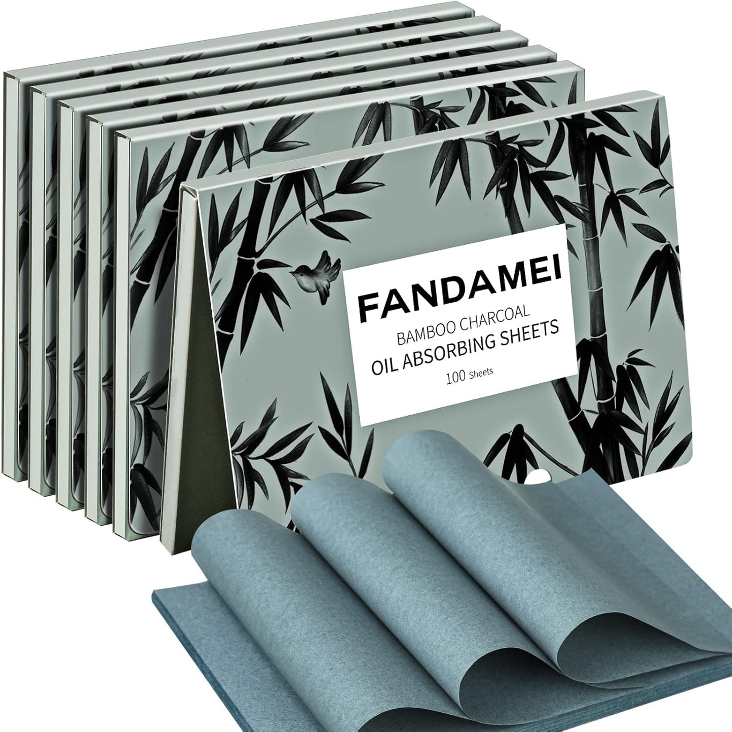 FANDAMEI 600 Counts Oil Blotting Sheets For Face, Oil Blotting Papers For Face, Blotting Paper for Oily Skin, Oil Control Film, Oil Absorbing Sheets For Face, Oil Absorbing Tissues