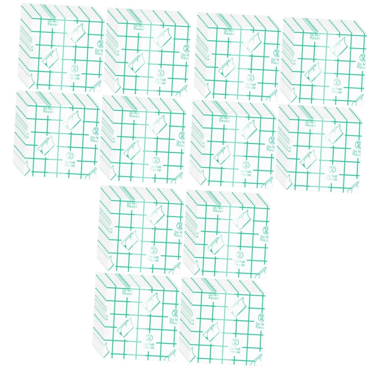 500 Pieces Makeup Hand Palette,Disposable Adhesive Makeup Mixing Tray,Waterproof Makeup Tape,For Mix Foundation And Keep Hands Clean When Applying Makeup