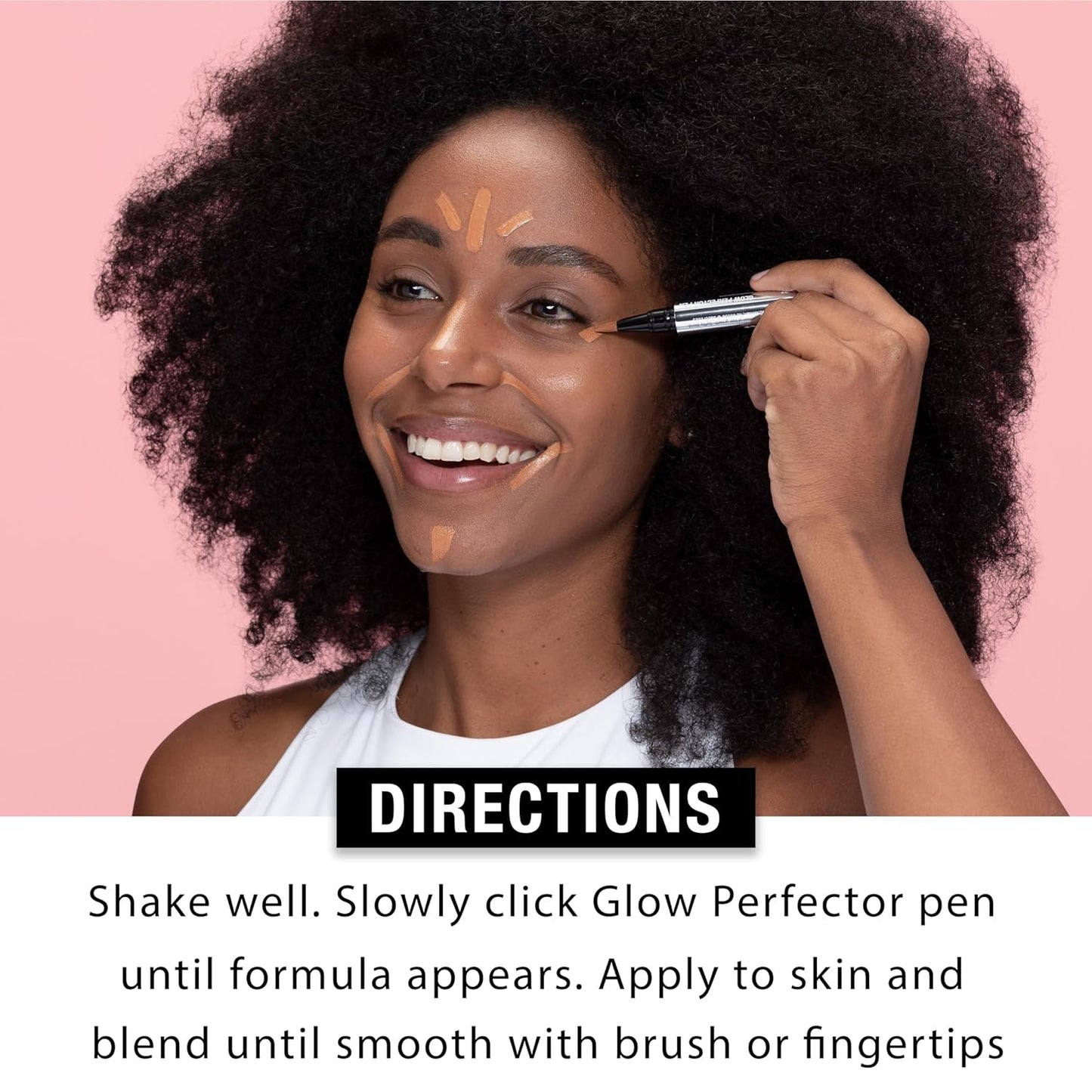 Neutrogena Healthy Skin Glow Perfector Pen, Lightweight Brightening Concealer Pen with Pro-Vitamin B5 & Vitamin E to Brighten Darkness & Dullness for a Natural, Radiant Highlight, Deep, 1 oz