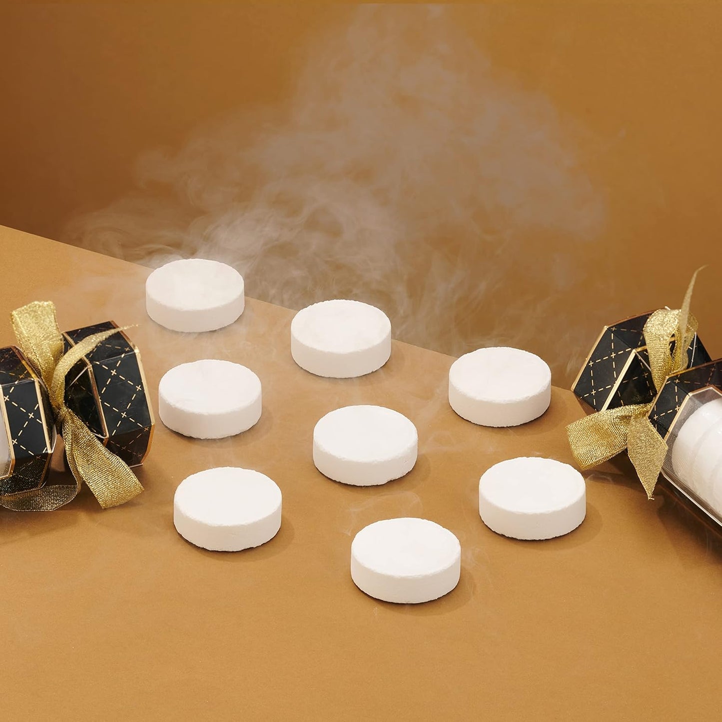 Aromatherapy Shower Steamers, Variety Pack of 8 Shower Bombs, Essential Oils Peppermint, Rosemary Mint, Lavender, White Rose Jasmin Birthday Gift Ideas for Women & Men, Stress Relief Gifts