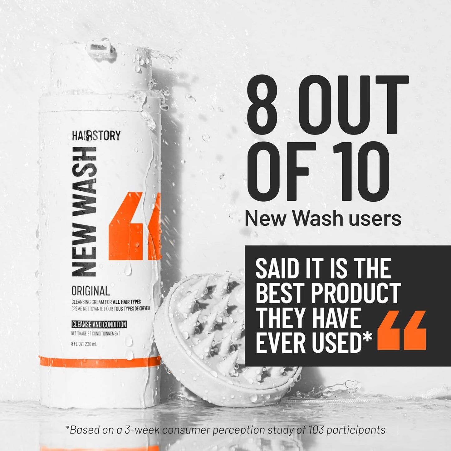 Hairstory New Wash Original Better Bottle, 8oz
