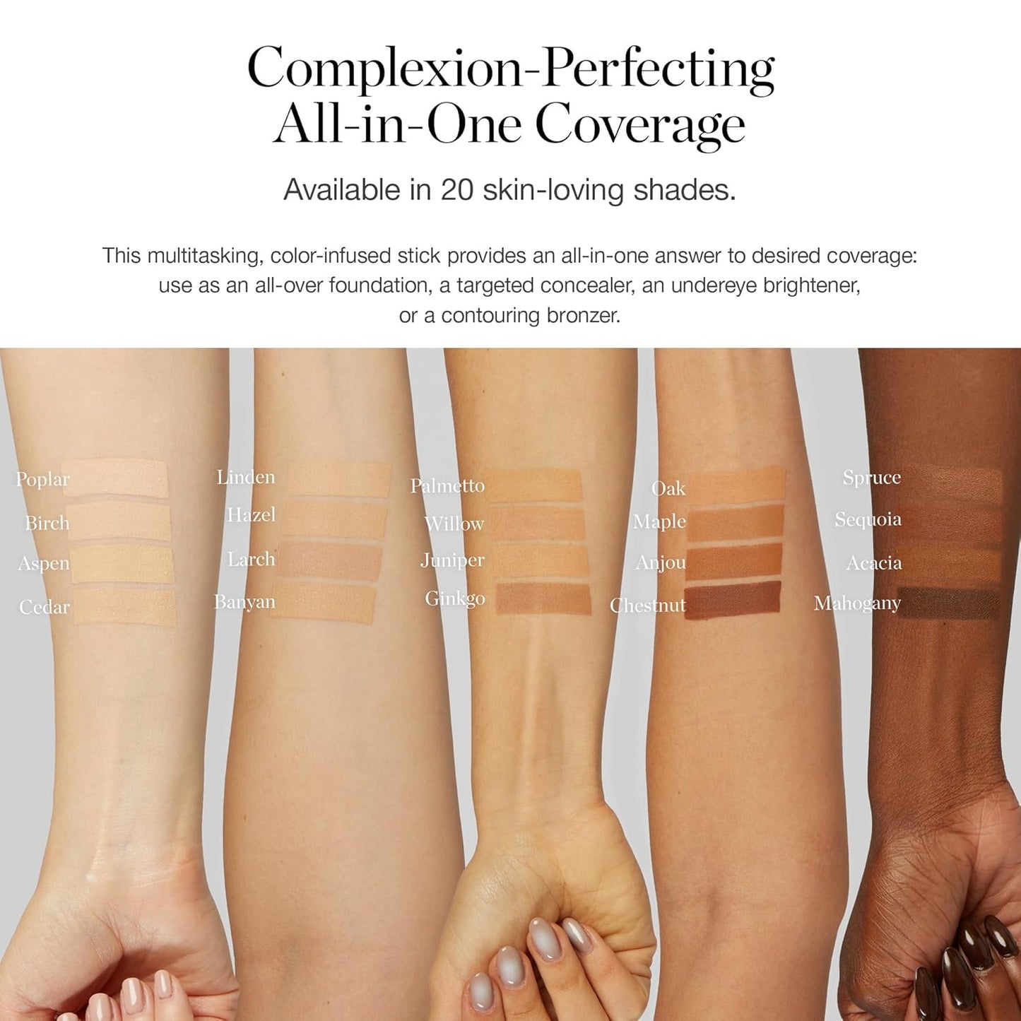 Ogee Sculpted Complexion Foundation Stick (Hazel 2.00N - Light, Golden Undertones) Full Coverage Foundation Makeup - Instantly Balance & Even Complexion - 70% Organic Ingredients