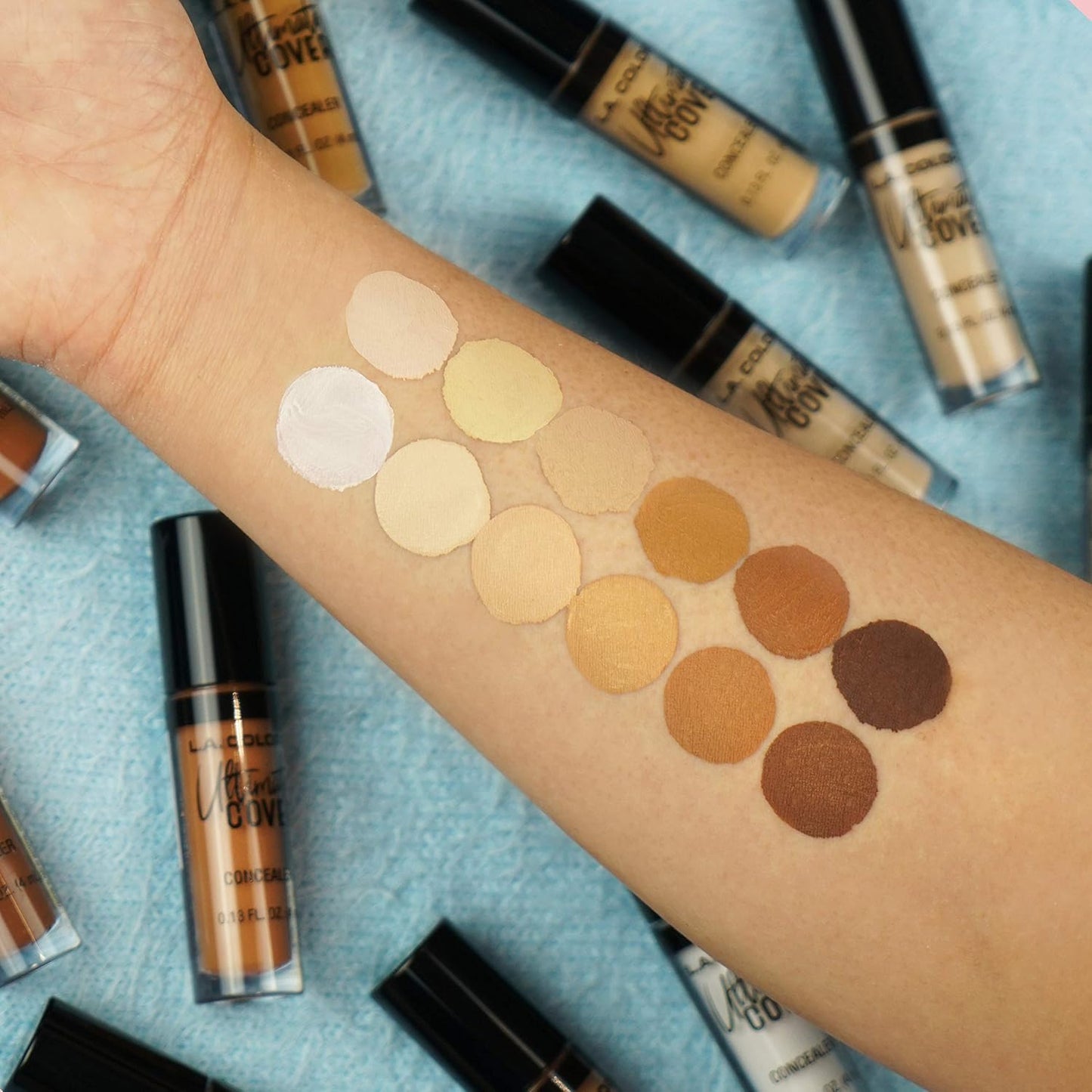 L.A. COLORS Ultimate Cover concealer- Cool Beige, 0.13 Fl Oz