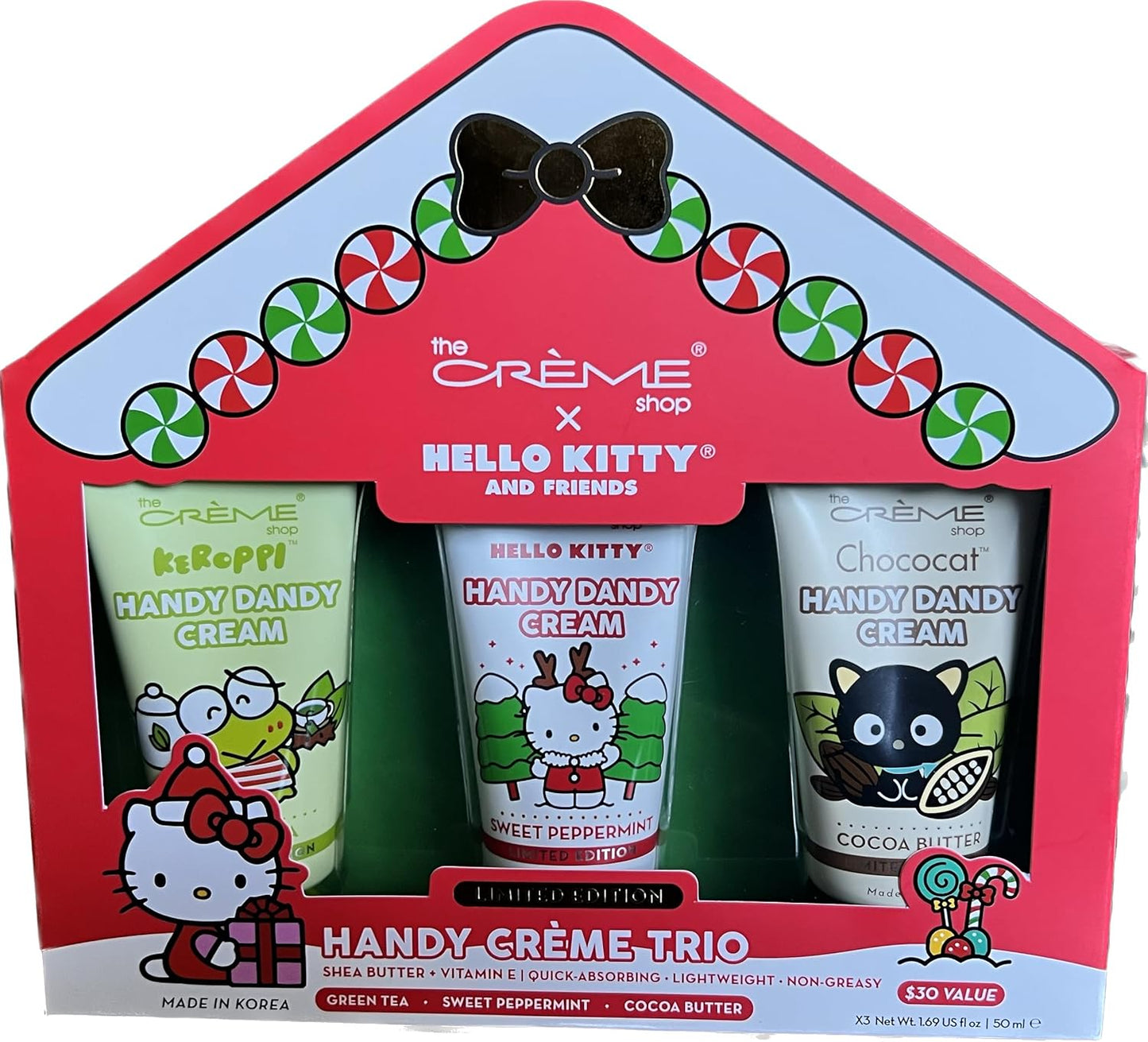 Hello Kitty and Friends-Holiday Handy Créme Trio -by the CRÉME Shop-Holiday Gift Set