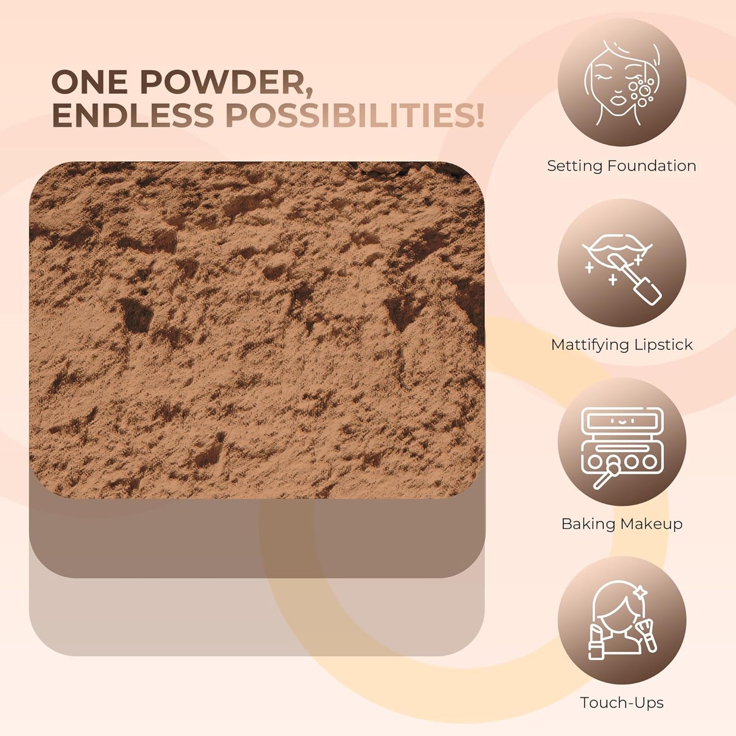 (8 Ounce) (EBONY) Foundation Powder Refill By Sweet Face Minerals, Lightweight Mineral Loose Makeup Powder with SPF 20, Full Coverage Flawless Finish, Talc-free, Cruelty-Free, Refillable Pouch