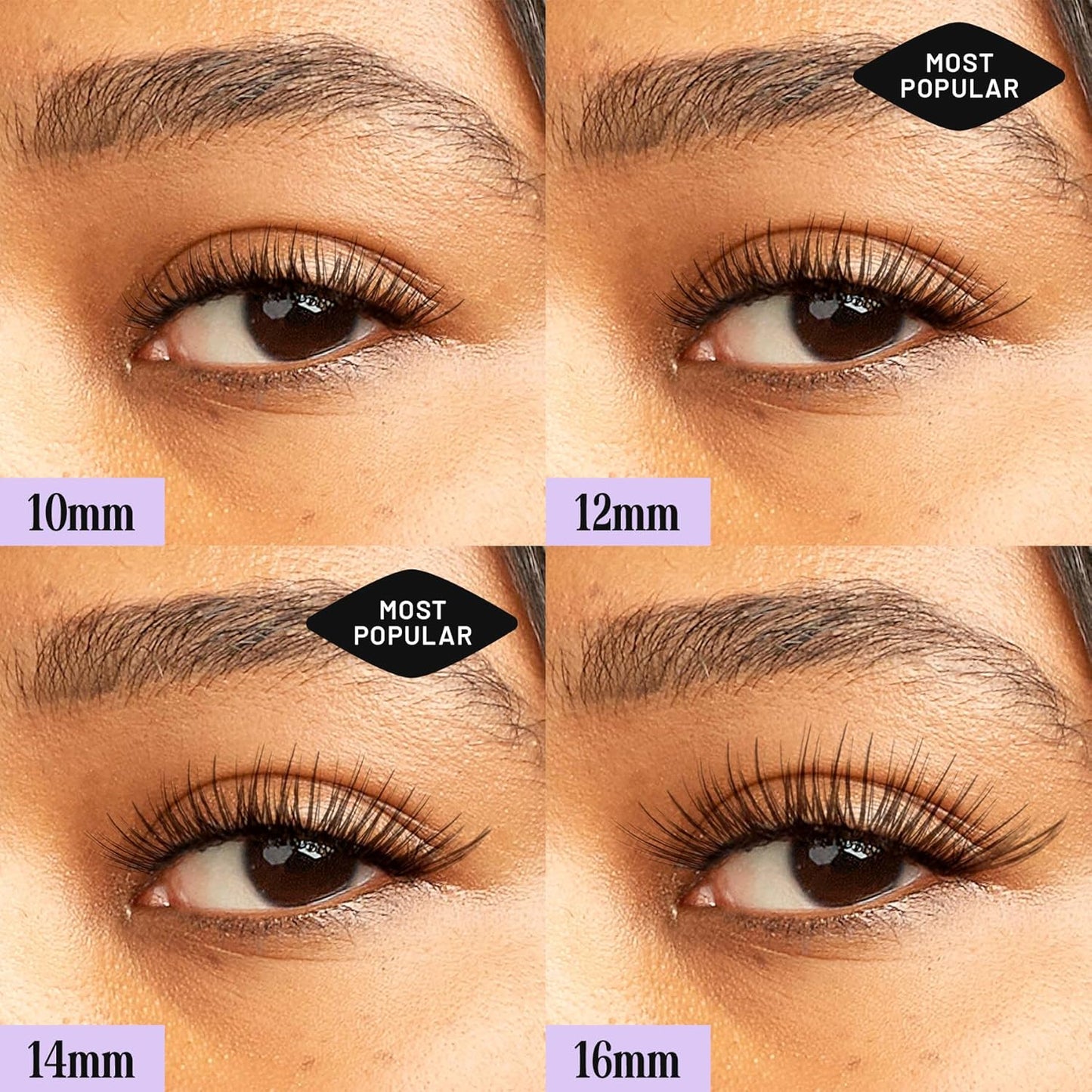 Lilac St - French Lace Glamorous Faux Eyelash Clusters (12mm) - Delicate & Wispy - DIY Lash Extension Wisps - Lightweight & Lifelike - Korean Silk - Lasts 10 Days - Cruelty Free, Vegan - 10 Lashes