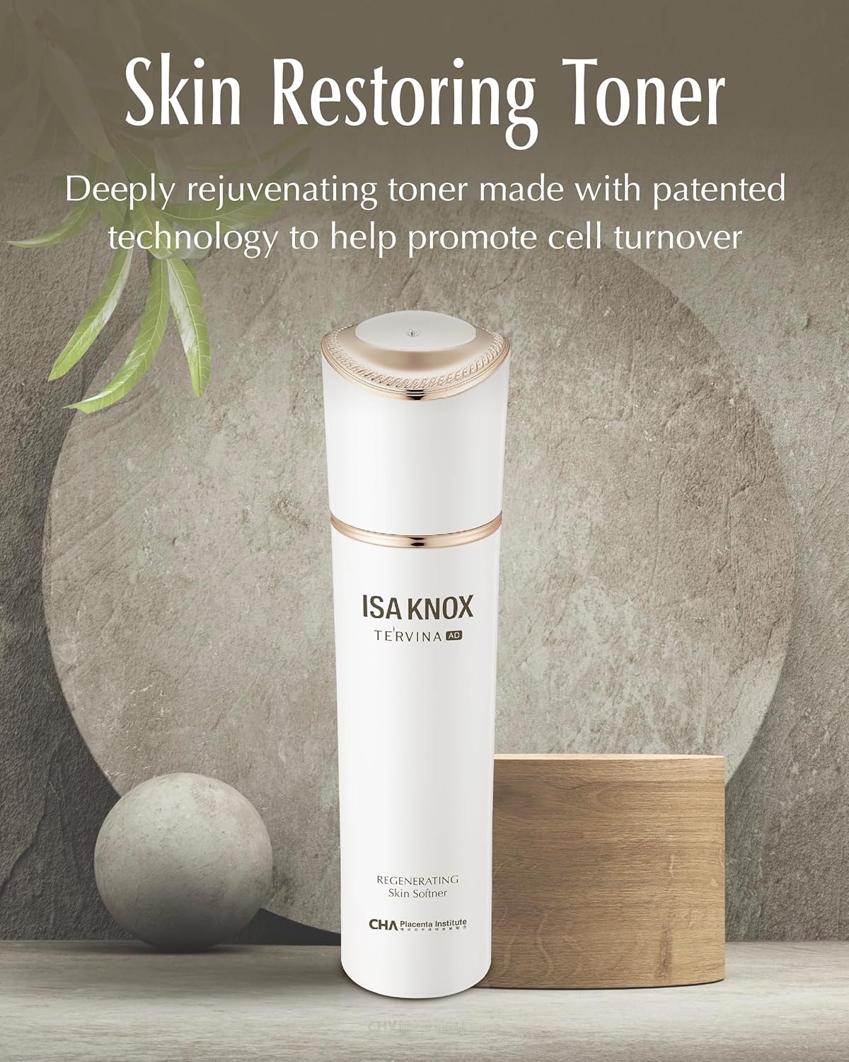 ISA KNOX TE'RVINA AD Regenerating Skin Softener (5.1fl oz) - Hydrating, Nourishing & Firming Toner for Youthful and Radiant Skin, Placenta, Rose Absolute | Korean Skincare