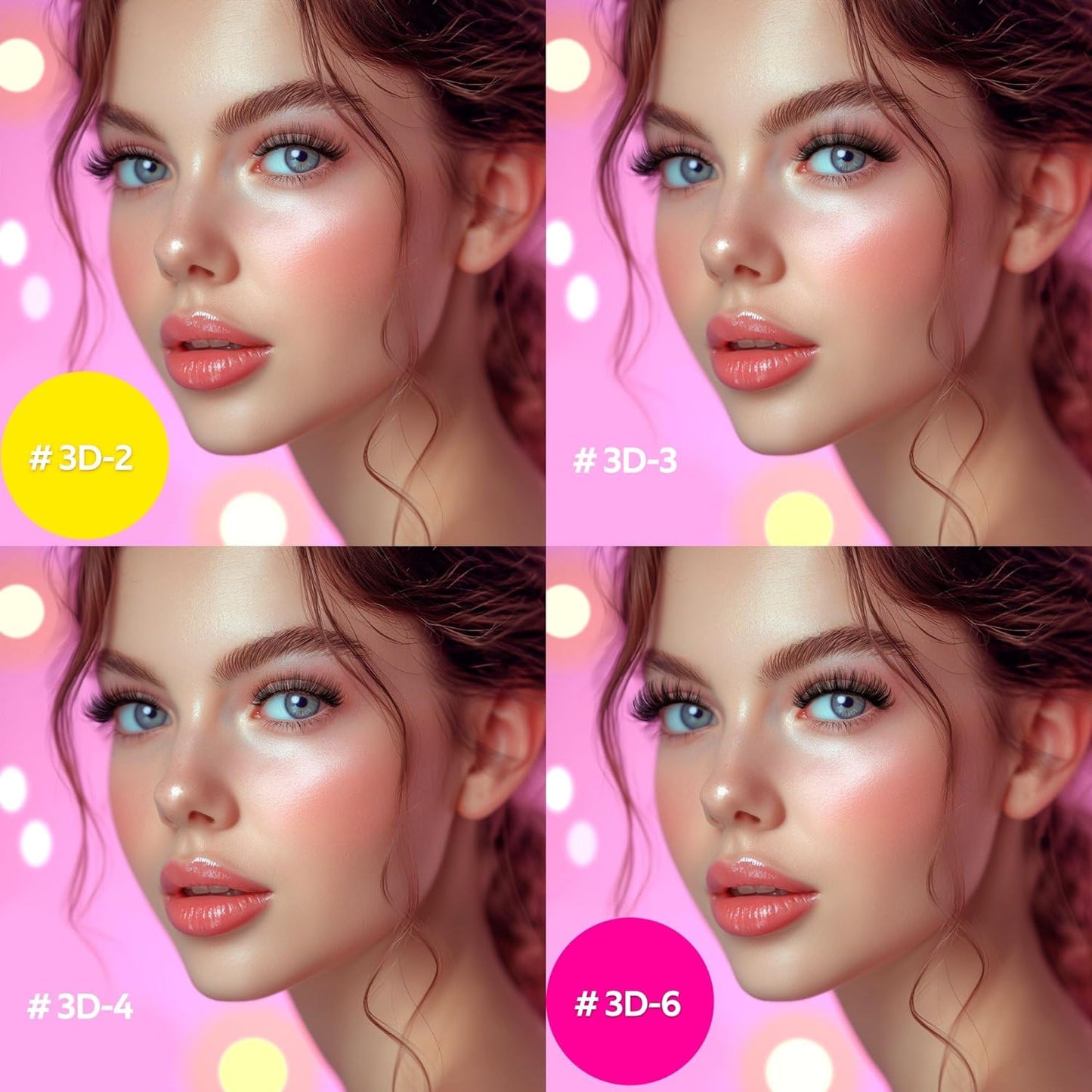 Eliace Eyelashes, (50 Pairs,5 Styles) Luxurious Faux Mink Lashes Natural Look Wispy Fluffy Handmade Cat Eye False Lash Pack, False Eyelashes Set, Fake Lashes Strips, Makeup Fake Eyelashes Pack