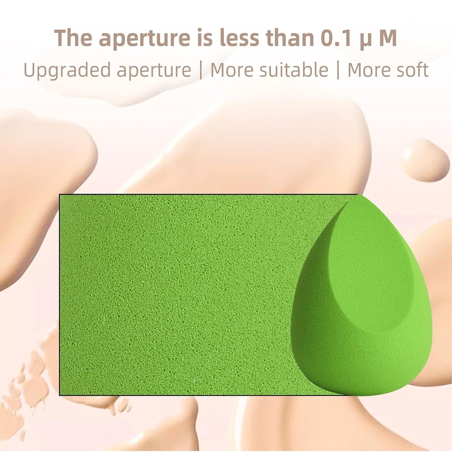 COSTICA Makeup Sponge Set Blender, Beauty Sponge Makeup Blender Flawless for Liquid - Multi Colored 8 pcs Exquisite Packeged