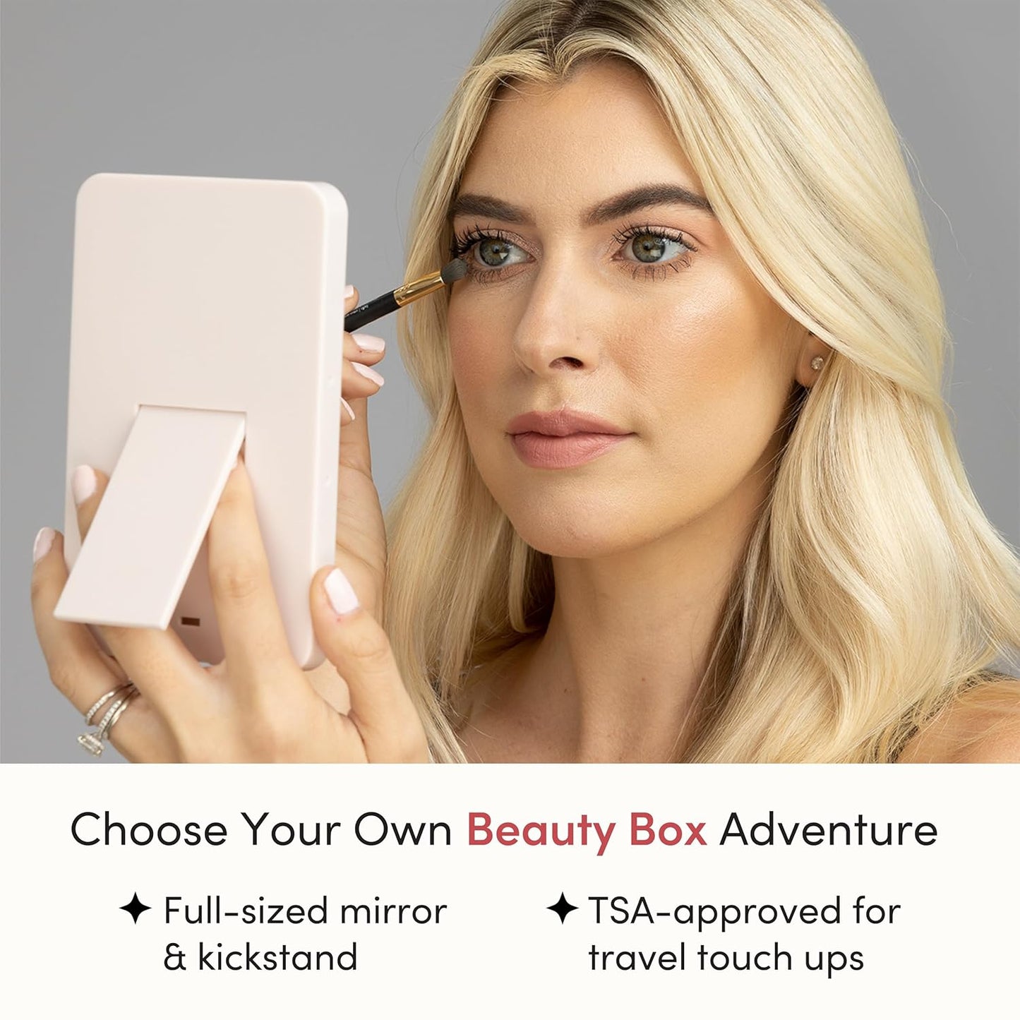 Billion Dollar Brows Beauty Box, All-in-One, Customizable, Sustainable, Convenient, Full Face Makeup Palette, Cruelty Free (Beauty Box)