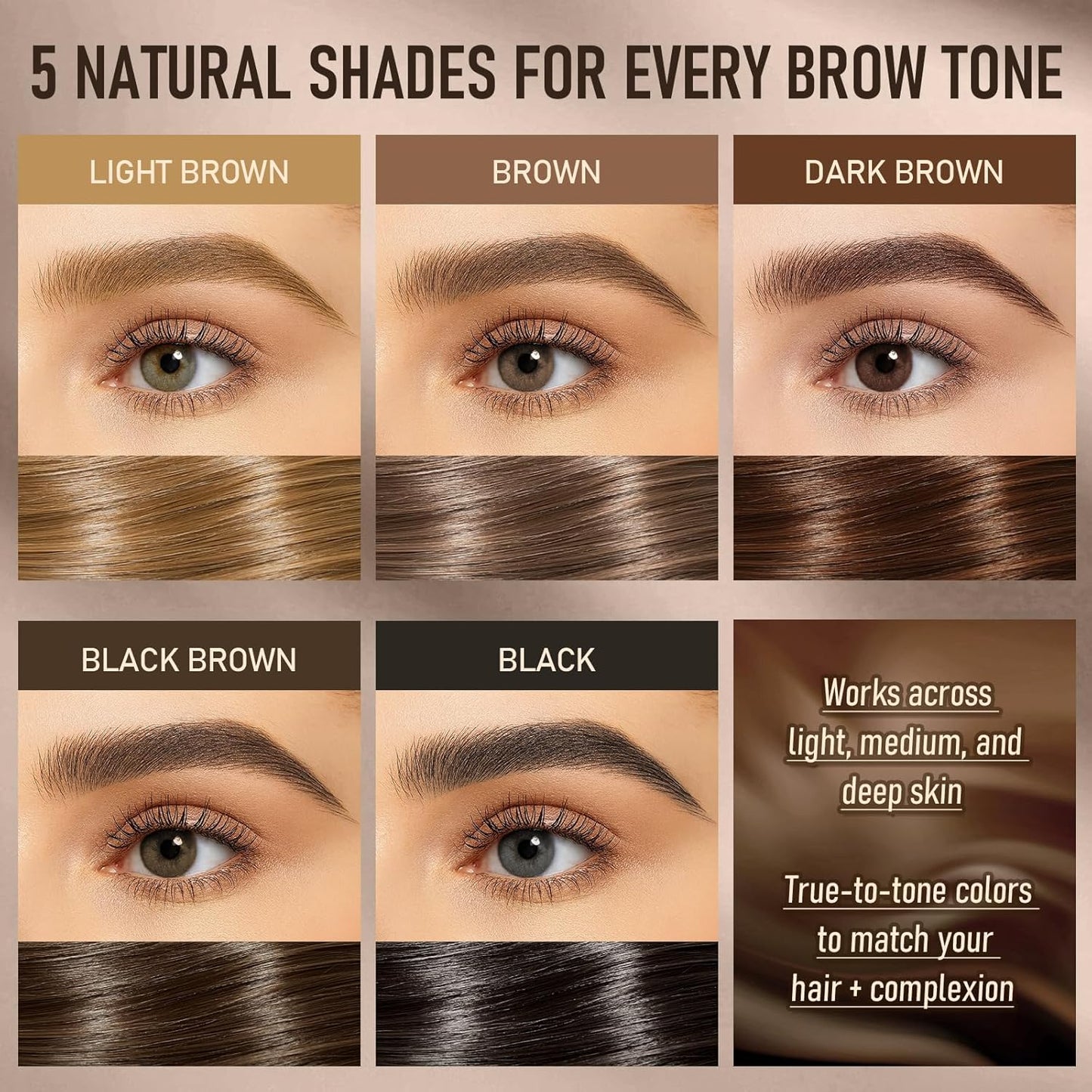 Dual-Ended Microblading Eyebrow Pencil for Women, 2 in 1 Liquid Eyebrow Pencil with Curved Tip and 4D Brow-Fection Microblading Pen, Shaped Fill HairLike Waterproof Lasting Eyebrows 01 Light Brown