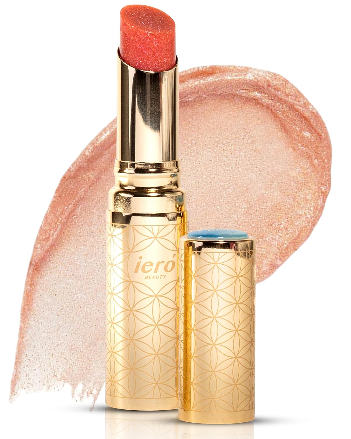 ieró Beauty 3-in-1 Moisturizing Vegan Tinted Lip Balm: Hydrating, Soothing Lip Serum + Plumping Balm + pH Reactive Tint | Shea Butter & Vitamin E | Antioxidant-rich Long Lasting Lip Care Paraben Free