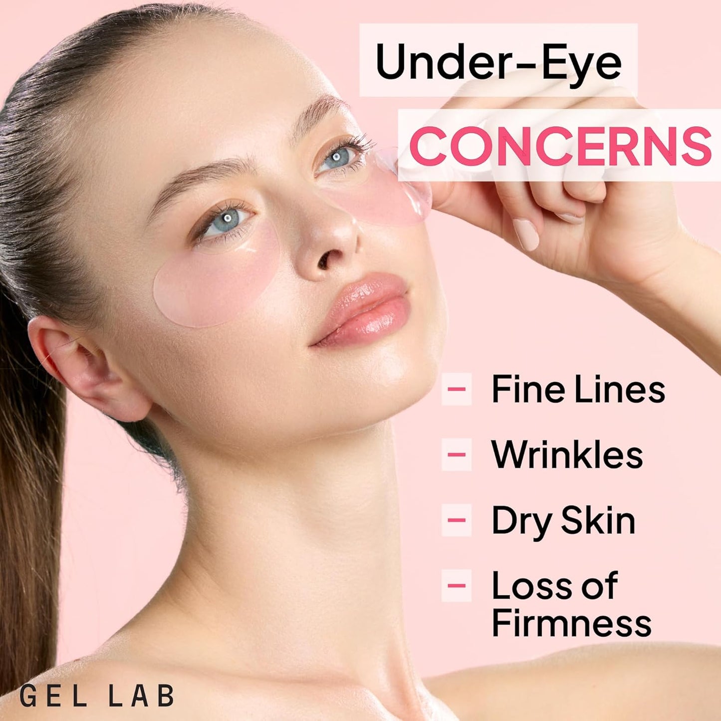 RENEW Retinol & Collagen Under Eye Patches - Korean Skincare Hydrating Eye Mask for Fine Lines, Wrinkles, Firming, Brightening - 60 Patches