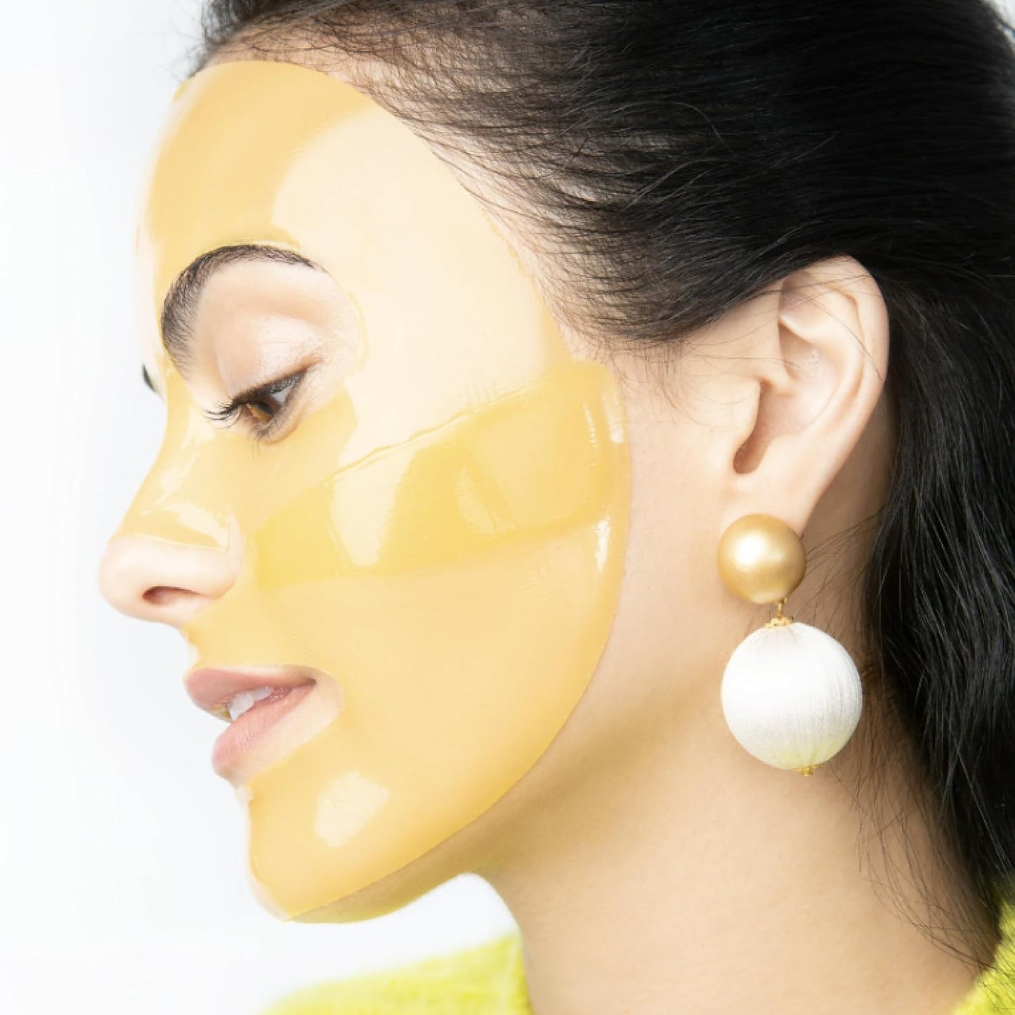 LOOPS SUNRISE SERVICE - Brightening Hydrogel Face Mask - Hydrates, Brightens, Depuffs and Wakes Up Your Complexion - Antioxidants Help Protect Against Free Radical Damage - 1 Pc