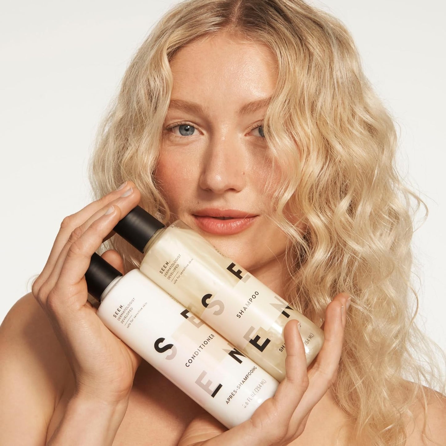 SEEN Shampoo & Conditioner Bundle - Scented, Non-Comedogenic & Sulfate-Free Hair Care - Dermatologist-Developed, Safe for Sensitive & Acne-Prone Skin