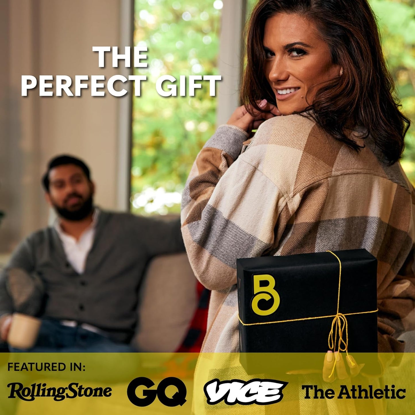 The Beard Club Derma Roller for Face, Body and Scalp - Microneedling for Men and Women with 540 Titanium Microneedles - Beard Roller & Micro Needling Scalp Hair - Black & Yellow